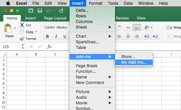 digdb for mac excel 2015